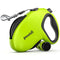 Pecute 32ft Retractable Dog Leash with Reflective Strips, 360° Tangle-Free, One-Button Control & Sturdiness Nylon Material, Long Leash Retractable