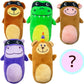 Jalousie 5 Pack Tough Plush Animal Dog Toys Assortment Value Bundle Dog Squeaky Toys Assortment Puppy Pet Mutt Dogs Toy Squeak Toy for Snall Medium Large Breeds (6 Pack Surprise Mix)