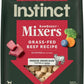 Instinct Raw Boost Mixers, Freeze Dried Dog Food Topper, Grain Free Recipe - All-Natural Beef, 6 oz. Bag