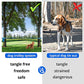 Dog Tie Out Cable for Camping - 50ft/70ft/100ft Portable Reflective Overhead Trolley System for Dogs up to 300lbs - Dog Lead for Yard Camping | Parks