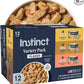 Instinct Flaked Entrees in Gravy, Wet Canned Cat Food, Grain-Free - Variety Pack, 3 oz. Cans (Pack of 12)