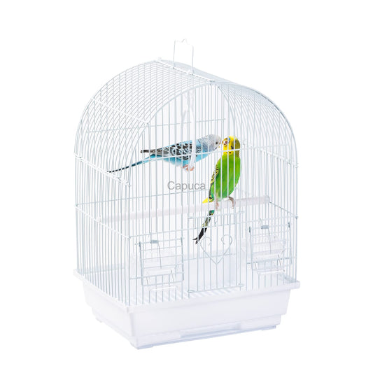 Small Bird Travel Cage - Lightweight Small Birds Starter Kit with Birdcages and Accessories Great for Parakeets Lovebirds Parrotlets Finches Canaries