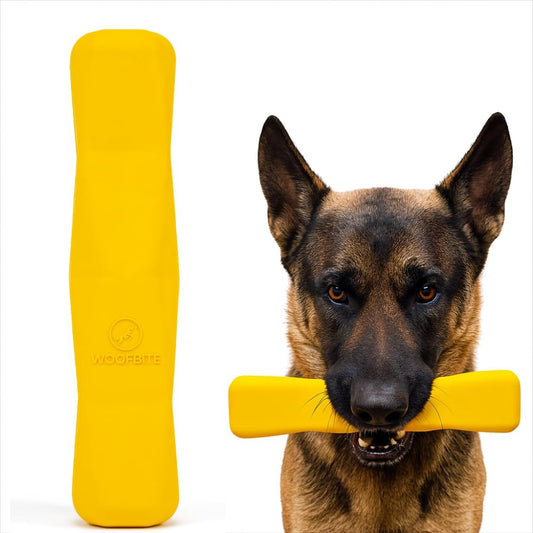 Indestructible Stick Dog Toy - Lifetime Replacement - Durable Chew Toy for Aggressive Chewers - Safe Non-Toxic Natural Rubber - Chew Tug & Fetch