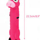CHIWAVA 3 Pack 9" Squeaky Latex Dog Toys Standing Stick Animal Puppy Fetch Interactive Play for Small Medium Dogs