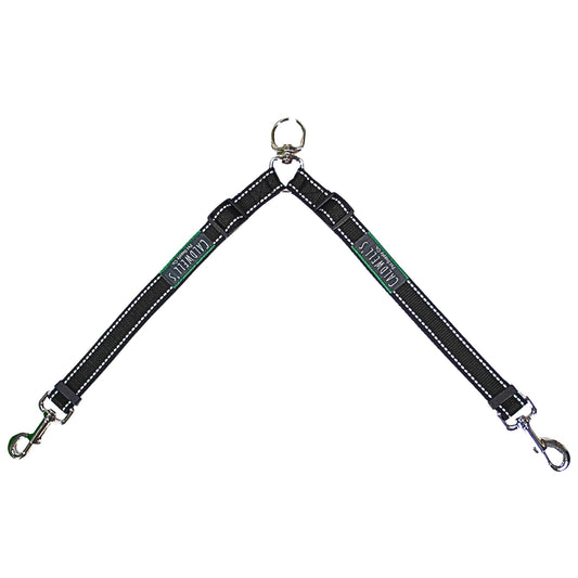 Caldwell's Pet Supply Co. Leash Coupler, Two Dog Leash Splitter to Split Leashes for Walking 2 Dogs, Tangle Free Double Dog Leashes Connector