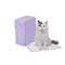 Basics Cat Litter Pee Pads, Odor Control with Fresh Scent, Super Absorbent, Disposable, Universal Fit Litter Box, Purple and White, 40 Count
