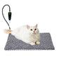 Cat Heating Pad - 11 Adjustable Temperature and 25 Timer Options, Heated Cat Bed Indoor with Chew-Resistant Cord for Small Dogs, 18x18 Inch