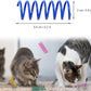 Kitys Fatch 12PCS 12Colors Cat Spring Toys for Indoor Cats, Interactive Coil Springs for Self Play, Durable Heavy Plastic Cat Spiral Spring, Hunting, Biting, Swatting Creative Kitten Toy.