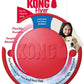 KONG Flyer - Durable Dog Toy for Outdoor Playtime - Natural Rubber Flying Disc, Dog Toy for Fetch - Safer Disc for Healthy Activity - for Medium/Large Dogs
