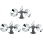 OFFO 3 PCS Bird Scare Reflective Device, Bird Reflector with Plastic Base for Outside, Keep Pigeon Woodpeckers and Sparrows Away for Outdoor Boats Roofs Gardens