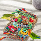 Foraging Toys for Parakeets Cockatiel Conures Lovebirds - Seagrass Wall with Various Bird Toys