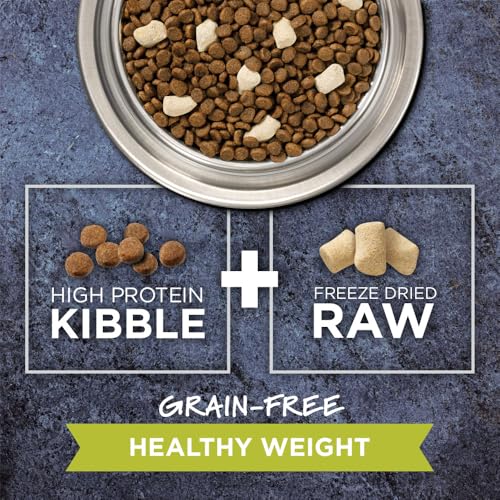 Instinct Raw Boost Healthy Weight, Natural Dry Cat Food with Freeze Dried Pieces, Grain Free Recipe - Real Chicken, 10 lb. Bag