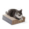 Hide & Scratch Cat Scratcher Pad – 4 Pack | Double-Sided Cardboard Refills for Our Scratching Box | Reversible Corrugated Board for Indoor Cats | Toy Mat for Kitten Claw Play & Furniture Protection