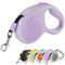 JSXD 360° Tangle-Free Retractable Dog Leash with One-Handed Brake, Pause, Lock, 10 ft Strong Nylon Tape Pet Walking Leash,Suitable for Cats, Small