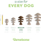 Benebone Fishbone Durable Dog Chew Toy for Aggressive Chewers, Real Fish, Made in USA, Medium