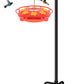 FEED GARDEN 76'' Bird Feeder Pole, Heavy Duty Shepherds Hooks for Outdoor with 7-Prong Base, Adjustable Shepherds Hook for Hummingbird Feeder, Lanterns, Plants, Wedding Decor (1 Pack)