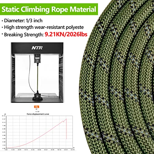 NTR Heavy Duty Dog Leash, 15FT Training Leash with Swivel Lockable Hook, Padded Handle and Highly Reflective Threads, Long Lead for Walking, Hunting