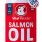Salmon Oil for Dogs & Cats - Healthy Skin & Coat, Fish Oil, Omega 3 EPA DHA, Liquid Food Supplement for Pets, All Natural, Supports Joint & Bone Health, Natural Allergy & Inflammation Defense, 32 oz