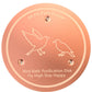 CNARIO Copper Disk for Bird Baths, Bird Baths 99.99% Pure Copper Cleaning Disk, Safe Natural Solution, 0.6mm Thick with Stable Triple-Point Support, All-Season Use
