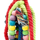 20.5 inch Parrot Chewing Toys - Wooden Block Tearing and Cotton Rope Toys for Medium Large Extra Large Parrot Conures African Grey  Cockatoo and Macaw