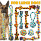 Speedy Panther 9 Pack Large Dog Rope Toys for Aggressive Chewers, 5 Knots Indestructible Chew Toy Kit for Medium Large Dogs, Puppy Teething Tug Toy