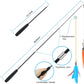 ZPH Cat Toys Interactive for Indoor Cats,2PCS Retractable Cat Wand,9PCS Teaser Toys&1PCS Hanging Door Lure Kitten Toy,Interactive Feather Toy for Teaser Play and Chase Exercise with Kitten