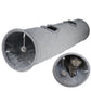 Cat Tunnel for Indoor Cats, 51×12 inch Foldable Big Cat Tunnel, Grey Suede Pet Tunnels with Two Peepholes and a Bubble Ball