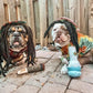 Nestpark Doggy Doobie - Funny Dog Toys - Plush Squeaky Toys for Medium, Small and Large - Cool Stuffed for Dog Birthday