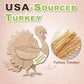 A Freschi srl Turkey Tendons for Dogs, Long-Lasting, Hypoallergenic Rawhide Alternative, Human Grade, Healthy Puppy Chews, Natural Dog Treats for Small Dogs, Strips, 3oz Pack