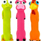 CHIWAVA 3 Pack 9" Squeaky Latex Dog Toys Standing Stick Animal Puppy Fetch Interactive Play for Small Medium Dogs