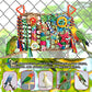 Foraging Toys for Parakeets Cockatiel Conures Lovebirds - Seagrass Wall with Various Bird Toys