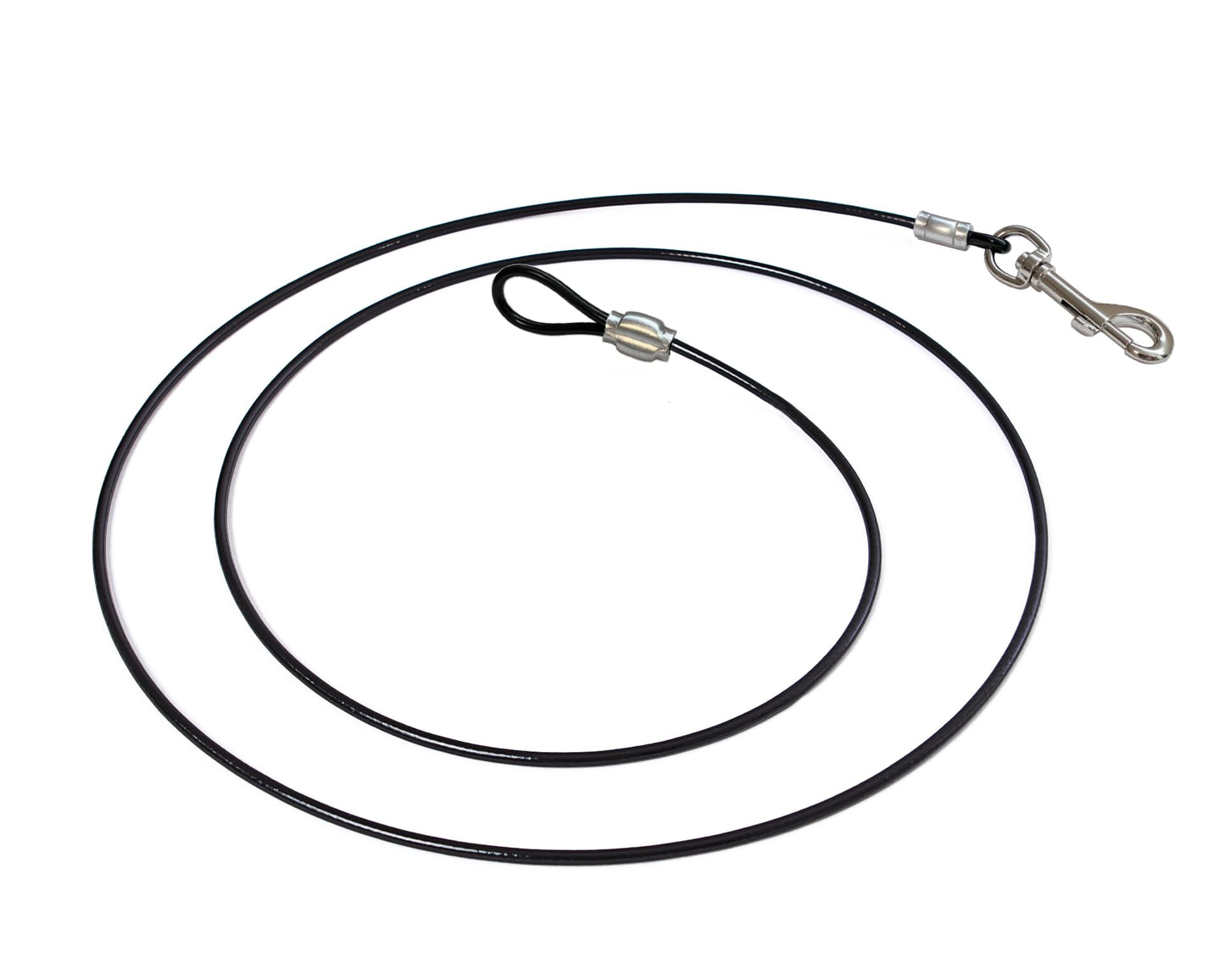 Training Tie Down - Short Tether for Dogs & Teething Puppies (4 feet)