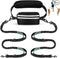 Hands Free Dog Leash, Double Dog Leash with Waist Bag, Back Brace, Double Padded Handles, Running Belt Fanny Pack with Phone, Treat, (Large, 26-120