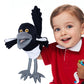 Steve and Maggie Plush Toy – Maggie Magpie Hand Puppet for Kids 1+, Soft Bird Puppet for Pretend Play, Nursery Rhymes & Learning, Interactive Toddler Toy for Easter Basket Stuffers (Small)
