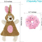 Puppy Toys for Teething, Puppy Chew Toys for Small Dogs, Crinkle Dog Toys Small Breed Boredom and stimulating, Dog Toys for Small Dogs, Pink, 5-Pack