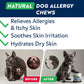 StrellaLab Dog Allergy Relief & Anti Itch Support Chews w/Omega 3: Real Ingredients, Real Taste! Skin & Coat Immune w/Fish Oil, Pumpkin & Enzymes