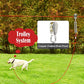 100FT Dog Runner for Yard with 15FT Tie Out Cable - Heavy Duty Trolley System for Large Dogs Up to 250LBS, Backyard/Park/Camping Use (Red, 100FT+15FT)