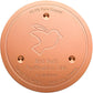 Mellbree Bird Bath Copper Disk, 0.6mm Reinforced 99.99% Pure Copper Cleaning Disk for Physical Safe Clean Water All-Season, Universal Fit for Outdoor Birdbaths, Bowl, Bird Bath Solar