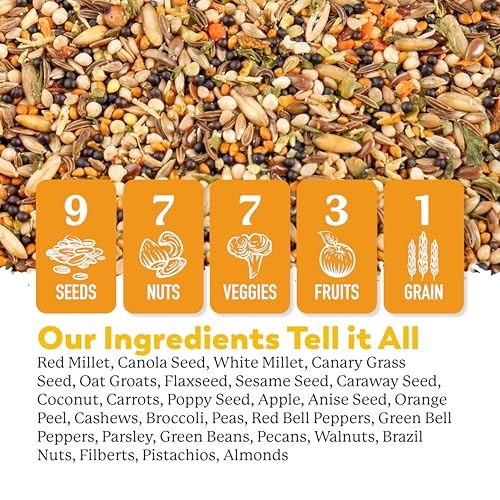 Dr. Harvey's Incredible Canary Blend, Natural Food for Canaries (4 pounds)