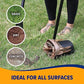 Arm & Hammer Dog Pooper Scooper Swivel Bin & Rake, Poop Scoop for Dogs, Black (2 Heavy Duty Scented Waste Bags Included)