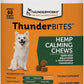 ThunderBites Hemp Calming Chews for Dogs, Everyday Use Can Help Relieve Stress from Separation, Storms, Fireworks & Travel (60 Count), Formerly