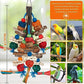 Bird Toys,Parrot Toys Exciting Chewing Fun for Parakeets,Cockatiels,Conures,Lovebirds,African Gray Cockatoos  And Other Small Medium-Sized Parrot Natural Corn Cob Sturdy Nut (old bark)