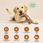 ClariVora 2 Pack Dog Toys for Aggressive Chewers, Interactive Indestructible Dog Toys to Keep Them Busy, Durable Dog Frozen Treat Toy for Large & Medium Dogs, Reduces Anxiety & Extends Playtime, Brown