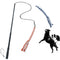 ASOCEA Dog Extendable Teaser Wand Pet Flirt Stick Pole Puppy Chasing Tail Interactive Toy for Small Medium Large Dogs Training Playing Exercise