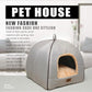 WINDRACING Cat Bed for Indoor Cats - Cat Cave Beds Cat House Cat Tent with Removable Washable Cushioned Pillow, Soft Kitten beds,Cat Beds & Furniture, for Small and Medium Pet Bed