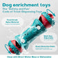 knitly Interactive Dog Toys, Adjustable Treat Dispensing Toy to Keep Them Busy, Dog Enrichment for Brain Stimulation & Cognitive for Puppy Puzzle to Reduce Boredom - Ideal Gift for Cats and Dogs