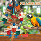 Bird Toys,Parrot Toys Exciting Chewing Fun for Parakeets,Cockatiels,Conures,Lovebirds,African Gray Cockatoos  And Other Small Medium-Sized Parrot Natural Corn Cob Sturdy Nut (old bark)