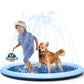 VISTOP 67" Non-Slip Splash Pad for Kids and Dogs, Thickened Sprinkler Pool for Toddlers, Outdoor Backyard Water Toys, Fun Fountain Play Mat for
