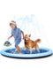 VISTOP 67" Non-Slip Splash Pad for Kids and Dogs, Thickened Sprinkler Pool for Toddlers, Outdoor Backyard Water Toys, Fun Fountain Play Mat for