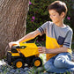 Cat Construction Toys, Steel Dump Truck 16" - Real Steel Body, Working Dump Bed, Oversize All-Terrain Wheels, Heavy-Duty Construction Vehicle for Indoor/Outdoor Play, Kids Ages 3 +